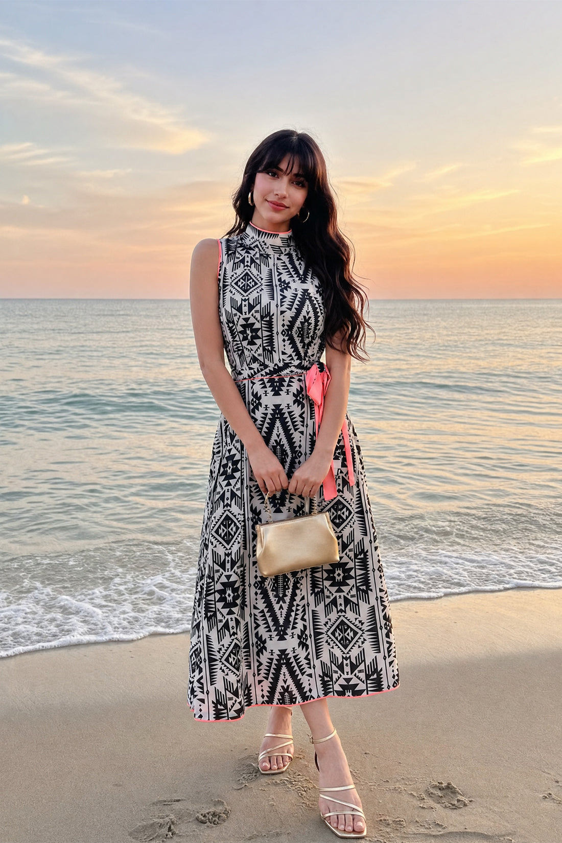 Sleeveless Ankara Summer Dresses Ankara Print Sleeveless Dress – BECOMING