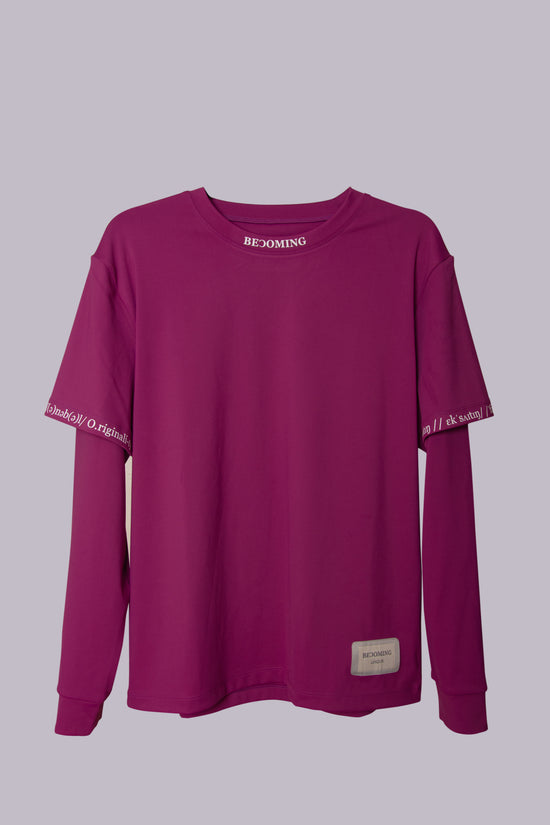 Long Sleeve Voilet Tee- BC17