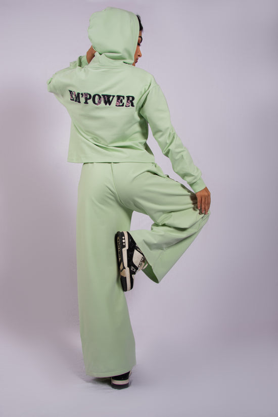 Green Straight leg Trouser- BC12B