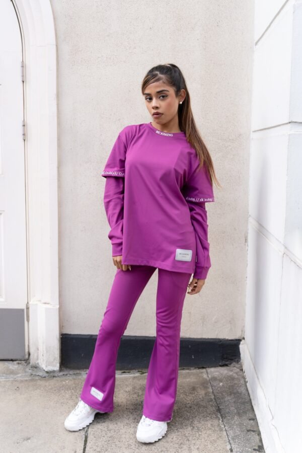 Long Sleeve Voilet Tee- BC17 - Image 4