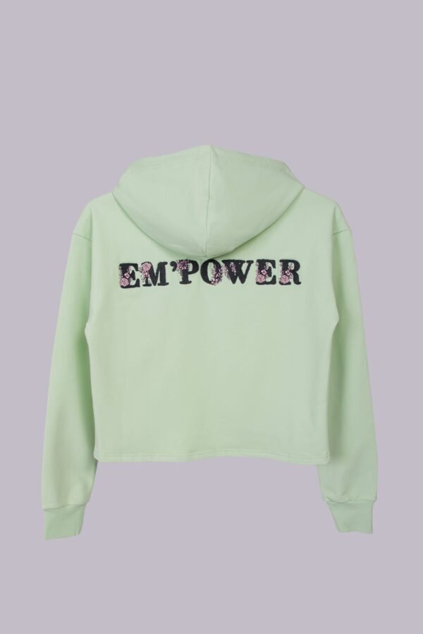 Green Hoodie-Jumper- BC12B - Image 3