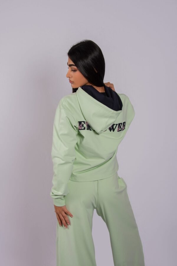 Green Hoodie-Jumper- BC12B - Image 6