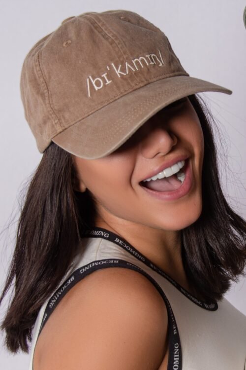 Brown cap