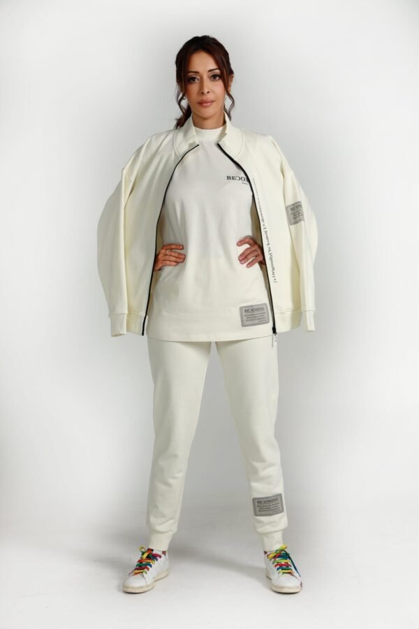 Unisex Jacket Off White - Image 3
