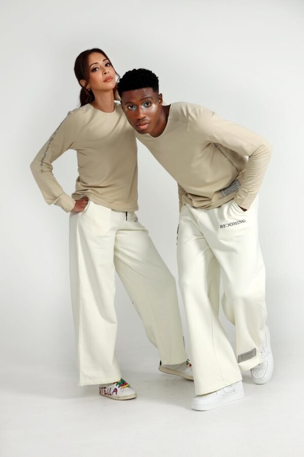 Unisex Wide-Straight Leg Joggers - Image 5